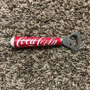 Coca-Cola Red and Silver Bottle Opener